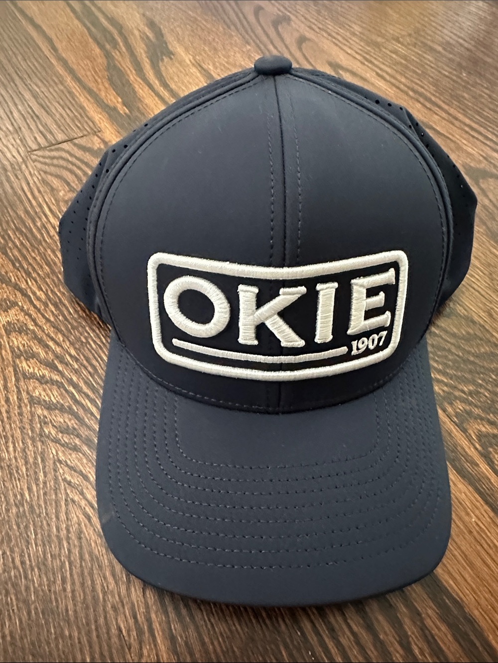 Okie Men's New Navy Mesh-Back Ball Cap Trucker Hat